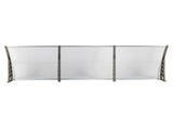HT-300 x 100 Household Application Door & Window Rain Cover Eaves Transparent 59829794