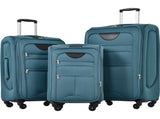 Softside Luggage Expandable 3 Piece Set Suitcase Upright Spinner Softshell Lightweight Luggage 87211661