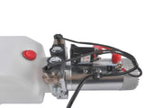 6 Quart Double Acting Hydraulic Pump 12V Replacement for Dump Trailers SAE6 80977260