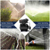 1200 W Garden Water Pump Shallow Well Pressurized IrrigationShallow Well Pump 1000GPH Max Flow 20494277