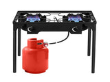 Outdoor Camp Stove High Pressure Propane Gas Cooker Portable Cast Iron Patio 48315558
