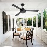 52" Ceiling Fan Without Light, 3 ABS Blades Farmhouse Ceiling Fan with Remote Control 6-speed W934P208509