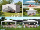 3 x 3m Two Doors & Two Windows Practical Waterproof Right-Angle Folding Tent White 31516518