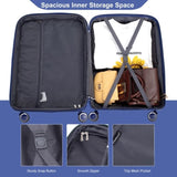 Expandable Hardshell Suitcase Double Spinner Wheels PP Luggage Sets Lightweight Durable Suitcase W284113622