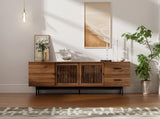 78" TV Stand for TVs up to 85", TV Console for Living Room, Media Console with Two Drawers, N710P510682P