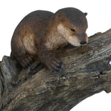 16.9x15x31.3" Decorative Brown Water Foutain with Otter Design, with Light and Pump, for Indoor and W2078138955