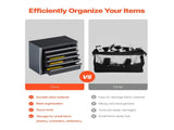 Portable Metal Tool Box, 8.6-inch, Compact Metal Tool Chest with 5 Drawers, Durable Steel 12574989