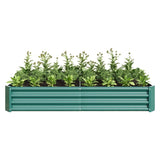 ZNTS Raised Garden Bed Outdoor, 6×3×1ft , Metal Raised Rectangle Planter Beds for Plants, Vegetables, and 21283723