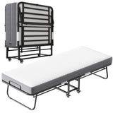 ZNTS Folding Bed with Mattress 75