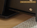FCH 115* 55*74cm Black PB Wood 15mm Portable 1pc Door with 3pcs Drawers Computer Desk 23047766