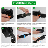 Cordless Pole Saw, 7.4ft Adjustable Length Chainsaw with 775W Motor , 2x 3000mAh 46875571