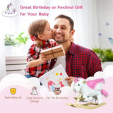 Baby rocking horse toy with music playbackUnicorn design 11742444