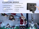 8-piece set multi-color solar fairy light string, 330 LED outdoor solar Christmas lights, 8 modes 95507931