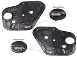 2Pcs Rear Left and Right Side Power Window Regulator with Motor Fit for Kia Sorento Sport Utility 47106650