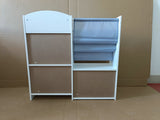Kids Bookshelf and Toy Organizer, 3 Tier Bookshelf for, Fabric Toddler Bookcase Book Shelf for W808P221066