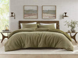 3PCS King/Cal King Waffle Washed Comforter Set B035P341105