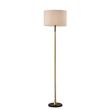 ZNTS Floor Lamp Living Room with Beige Lampshade, Standing Lamp Tall Industrial Floor Lamp Reading W1592P188560