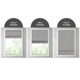 Basketweave Room Darkening Cordless Roman Shade B035129703