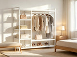 Freestanding Closet Organizer with 6 Shelves 38706711