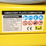 2.5HP Plate Compactor Gas 79.7cc 8200N Force Construction Concrete Tamper Machine Power Paver 19.3 x 33568162