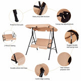 2-Seat Patio Swing Chair with awning 58291905