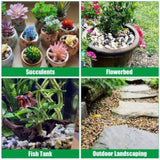 38lbs Decorative Garden Stone Outdoor Landscaping, Walkways, Yard, 1-3 inch Large Polished River W3280P296559