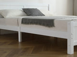 FCH Queen Pine Single-Layer Core Vertical Stripe Full-Board Curved Headboard With The Same Bed Tail 83746099