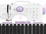 Folding Sewing Table Charging Station & Beginner Mini Sewing Machine Set, Mobile Craft Desk 50636241