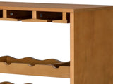 Hanzi Oak Finish Wine Rack B2726P408073