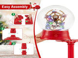5 Ft Christmas Streetlamp Decor 360&deg Rotating Ferris Wheel , 15 Colorful LEDs, 8 58502355