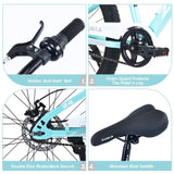 ZUKKA Mountain Bike,24 Inch MTB for Boys and Girls Age 9-12 Years,Multiple Colors W1019P191760
