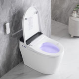 ZNTS Elongated Smart Toilet with Elongated Heated Bidet Seat, Intelligent Toilet with Bidet Built-in, W2826P199068