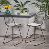 NIEZ COUNTER STOOL 63918.00BLKIVY