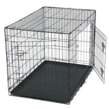 42" Pet Kennel Cat Dog Folding Steel Crate Animal Playpen Wire Metal 14942781