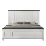 ZNTS Clelane Wood Bedroom Set with Shiplap Panel Queen Bed, Dresser, Mirror, and Nightstand T2574P202585