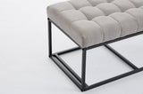 Storage Ottoman Bench, Foot Rest with Legs, 16 x 30 x 16.1 Inches, End of Bed Bench, Storage Chest, W2725P220185