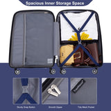 Hardshell Suitcase Double Spinner Wheels PP Luggage Sets Lightweight Durable Suitcase with TSA 63192635