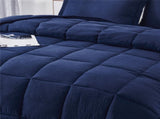 3 Piece Pre Washed Down Alternative Comforter Set with 2 Shams 44532942