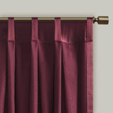 ZNTS Pleat Curtain Panel with Tieback B035129636