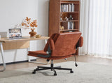 Criss Cross Legged Office Chair with Flip-Up Back Built-In Dynamic Airbag Lumbar Support, Wide Seat 55863101