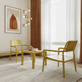 Summer - 2-Piece PP Single-Seater Chairs Coffee Table Set Indoor/Outdoor Multi-Purpose Furniture W3450P323332