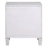 Rustic Grey and Weathered White 2-drawer Nightstand B062P181343