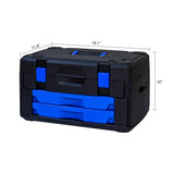 Black Hand Tool Box with Toolset 266Pcs W1102P163240