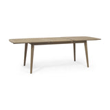 Outdoor Acacia Wood Expandable Dining Table, Gray 65428.00GRY
