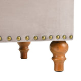 Square velvet upholstered Ottoman with storage space, hidden support hinge with easy to open top, W2941P242273