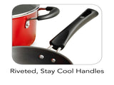 Non-Stick Red Cookware Set, 9 Piece 65437052