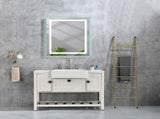 40x30 Inch LED Bathroom Mirror with Frontlit and Backlit, Wall Mounted Vanity Mirror with Smart 64837400