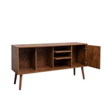 TV Stand Use in Living Room Furniture with 1 storage and 3 shelves Cabinet W331P247811