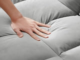 Modern Velvet Loveseat Futon Sofa Couch w/Pullout Bed,Small Love Seat Lounge Sofa w/Reclining W1359P183644