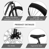 A2757 27 Inch Mountain Bike 21 Speed, Suspension Fork, Aluminum Frame Disc Brake, Mountain biking W709P185448